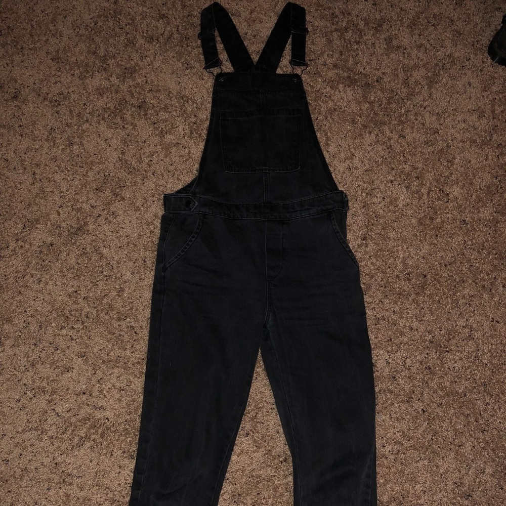 TOPSHOP MOTO jeans washed jean overalls